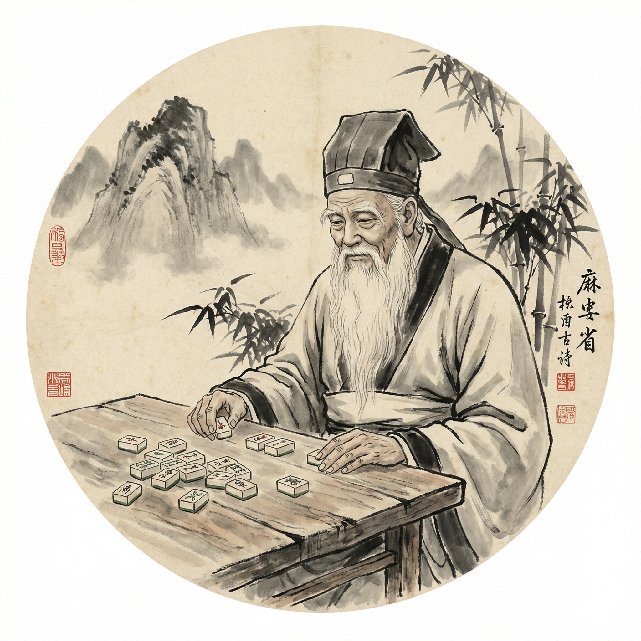 麻将胡了 - 算无遗策天机子